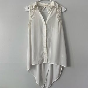 White lace blouse